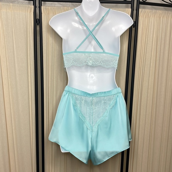 NEW- DREAMGIRL 2PC MINT LINGERIE SET SIZE SMALL - Picture 6 of 11